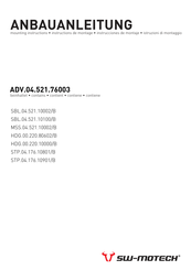 SW-Motech MSS.04.521.10002/B Mounting Instructions
