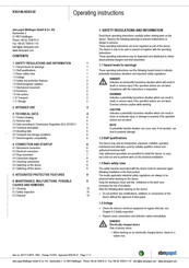 ebm-papst K3G146-AE03-02 Operating Instructions Manual