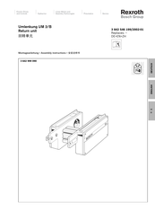 Bosch Rexroth Umlenkung UM 2/B Assembly Instructions Manual