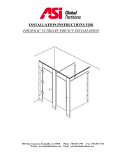 ASI PHENOLIC ULTIMATE PRIVACY Installation Instructions Manual