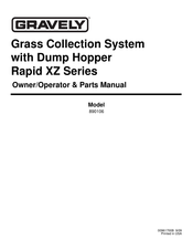 Gravely 890106 Owner/Operator & Parts Manual
