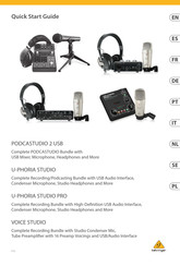 Behringer VOICE STUDIO Quick Start Manual