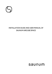 Saunum AirCube Space Installation Manual And User's Manual