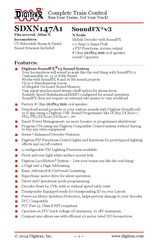 Digitrax SoundFX v3 Quick Start Manual