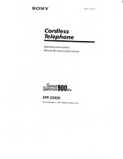 Sony SPP-SS950 Operating Instructions Manual