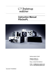 halstrup-walcher PS 3 PL Series Instruction Manual
