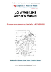 LG WM0642HS Owner's Manual