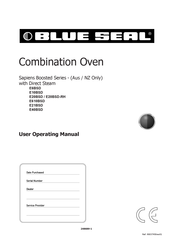 Blue Seal Sapiens Boosted E20BSD-RH User's Operating Manual