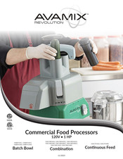 Avamix REVOLUTION 928BFP34CL Manual