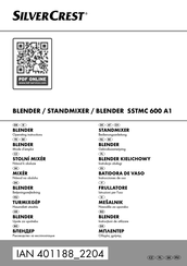 Silvercrest SSTMC 600 A1 Operating Instructions Manual
