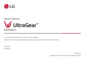 LG UltraGear 27GS60QC-B Owner's Manual