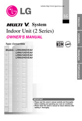 LG MULTI V LRNU12GVEA0 Owner's Manual