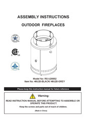 RW Flame 46U20-GREY Assembly Instructions Manual