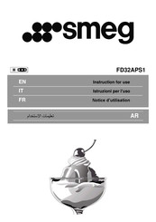 Smeg FD32APS1 Instructions For Use Manual