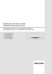 STIEBEL ELTRON ACW 25 MI BASIC Operation And Installation Manual