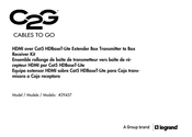 LEGRAND C2G 29457 Manual