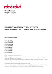 Toyotomi GTG-12CMW User Manual
