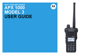 Motorola APX 1000 3 Quick Reference Card