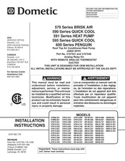 Dometic QUICK COOL 59516.501 Installation Instructions Manual