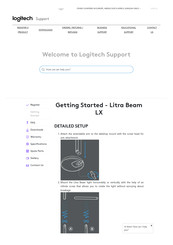 Logitech Litra Beam LX Getting Started