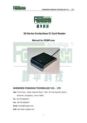FONGWAH S9 Series Manual
