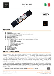 DALCNET SLIM-1CC-DALI Device Manual