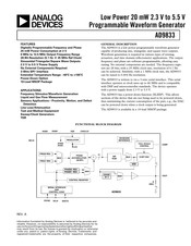 Analog Devices AD9833 Manual