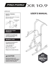 iFIT PRO-FORM XR 10.9 User Manual