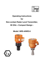 Kobold NRE-4 Operating Instructions Manual