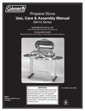 Coleman 9941A Series Use, Care & Assembly Manual