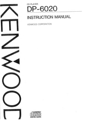 Kenwood DP-6020 Instruction Manual