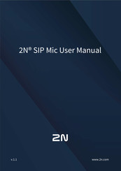 2N SIP Mic User Manual