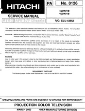 Hitachi 60DX01B Service Manual