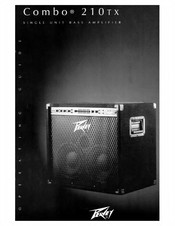 Peavey Combo 210TX Manual