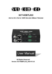 syscomtec SCT-HDBTL522 User Manual