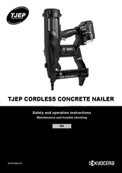 Kyocera TJEP CP-40A Safety And Operation Instructions