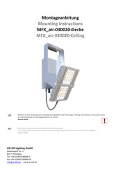 AS LED Lighting 670S002H01 Mounting Instructions