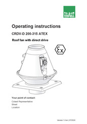 Colasit CRDV-D 200/200 ATEX Operating Instructions Manual