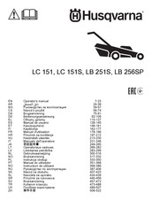 Husqvarna LC 151 Operator's Manual