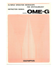 Olympus OME-G Instruction Manual