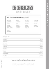 Corby CH-500 Use & Care Manual