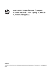 HP Pavilion Aero 13z-bg000 Maintenance And Service Manual