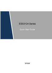 Dahua ESS3124SJR Quick Start Manual