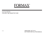 Formax Cut-True DDC50 Setup And Installation Manual