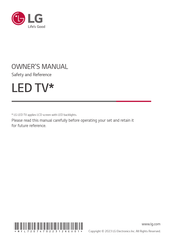 LG 27LN34 Series Owner's Manual