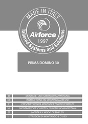 AIRFORCE PRIMA DOMINO 30 Instruction On Mounting And Use Manual