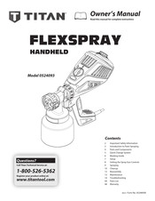 Titan FLEXSPRAY HANDHELD 0524093 Owner's Manual