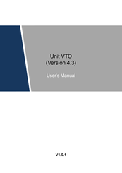 Dahua VTO1210C-X-S1 User Manual