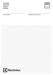 Electrolux EFE915 Installation & User Manual