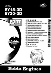 Robin Subaru EY15-3D Instructions For Use Manual